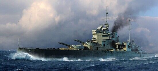 Trumpeter 05796 HMS VALIANT 1939 1:700 Kit di modellismo