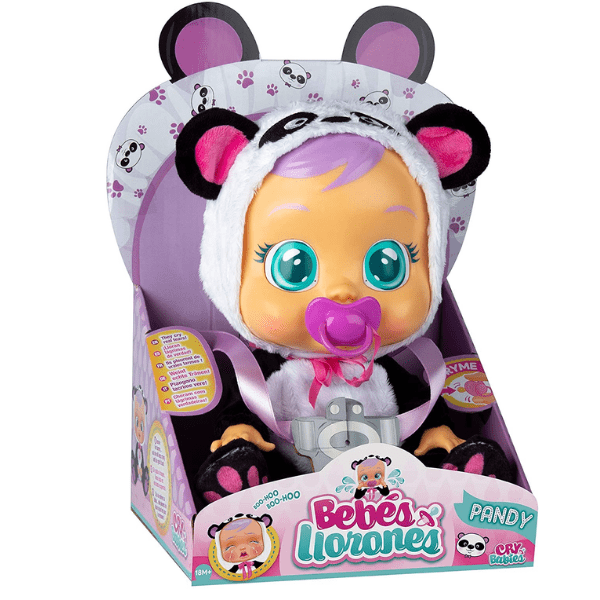BAMBINI PIANGENTI - Baby Pandy bambola interattiva che piange