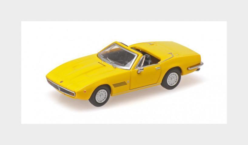 1:87 MINICHAMPS Maserati Ghibli Spyder Yellow 1969 870123031
