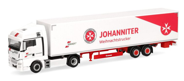HERPA - MAN TGX XLX 4x2 con rimorchio 2 assi WANDT-JOHANNITER - 1/87 - HER318150