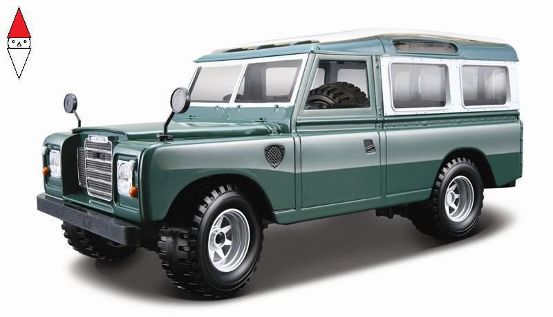 MODELLINO STATICO BBURAGO 1/24 LAND ROVER RED