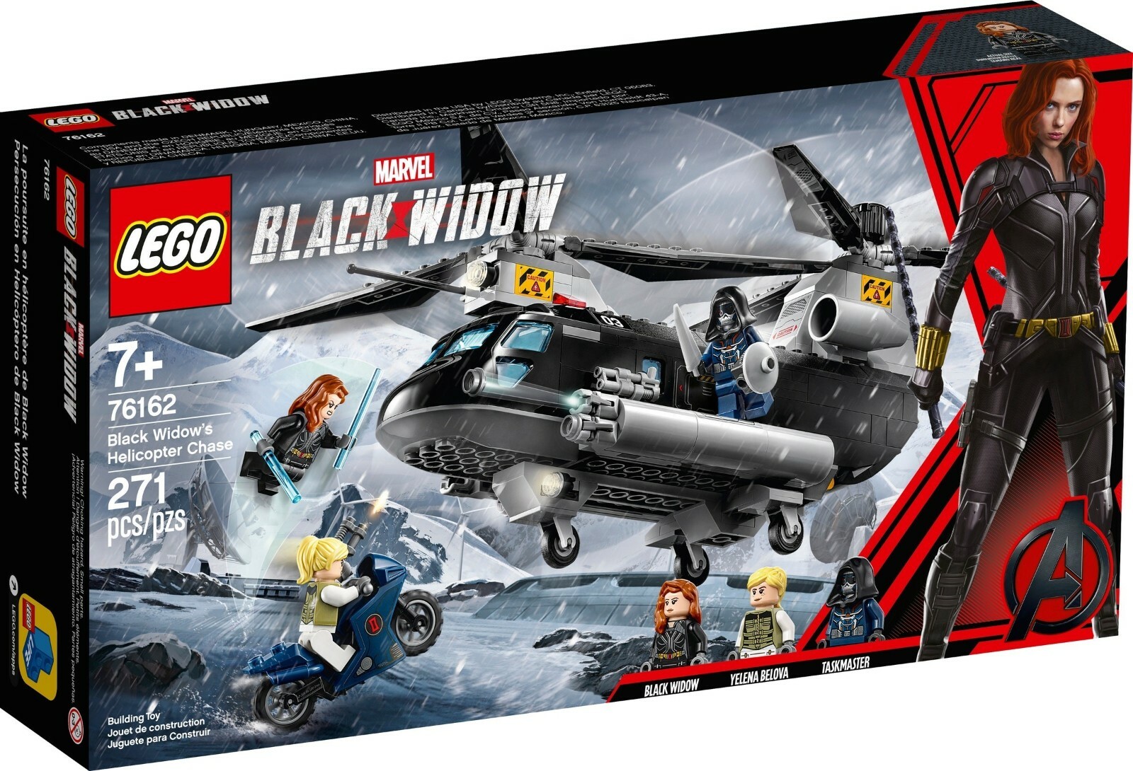 LEGO 76162 - Inseguimento sull'elicottero della Vedova Nera