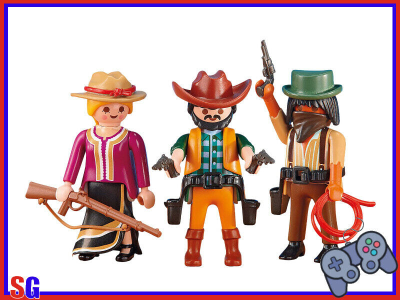 PLAYMOBIL PLUS COWBOYS & COWGIRL WESTERN  6278 PRODOTTO NUOVO SIGILLATO