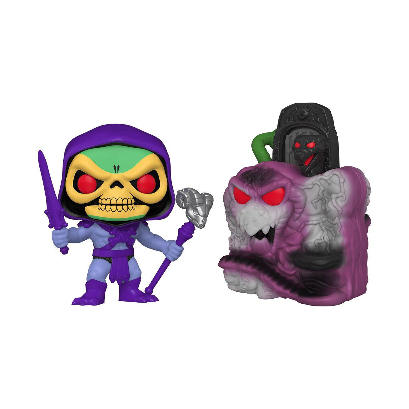 Masters of the Universe POP! Vinyl Figure 23: SNAKE MOUNTAIN & SKELETOR by F