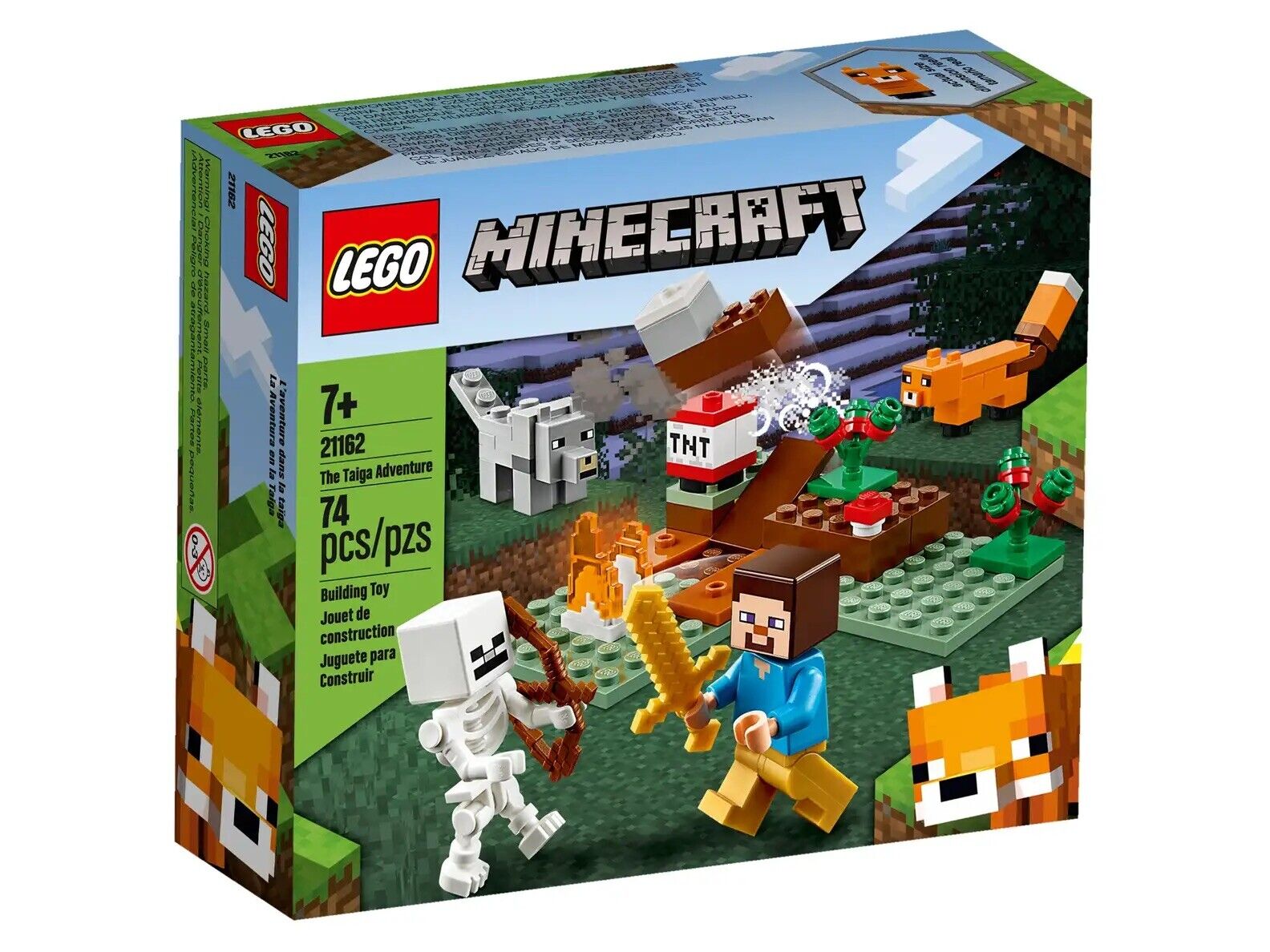 Lego Minecraft 21162, Avventura Nella Taiga