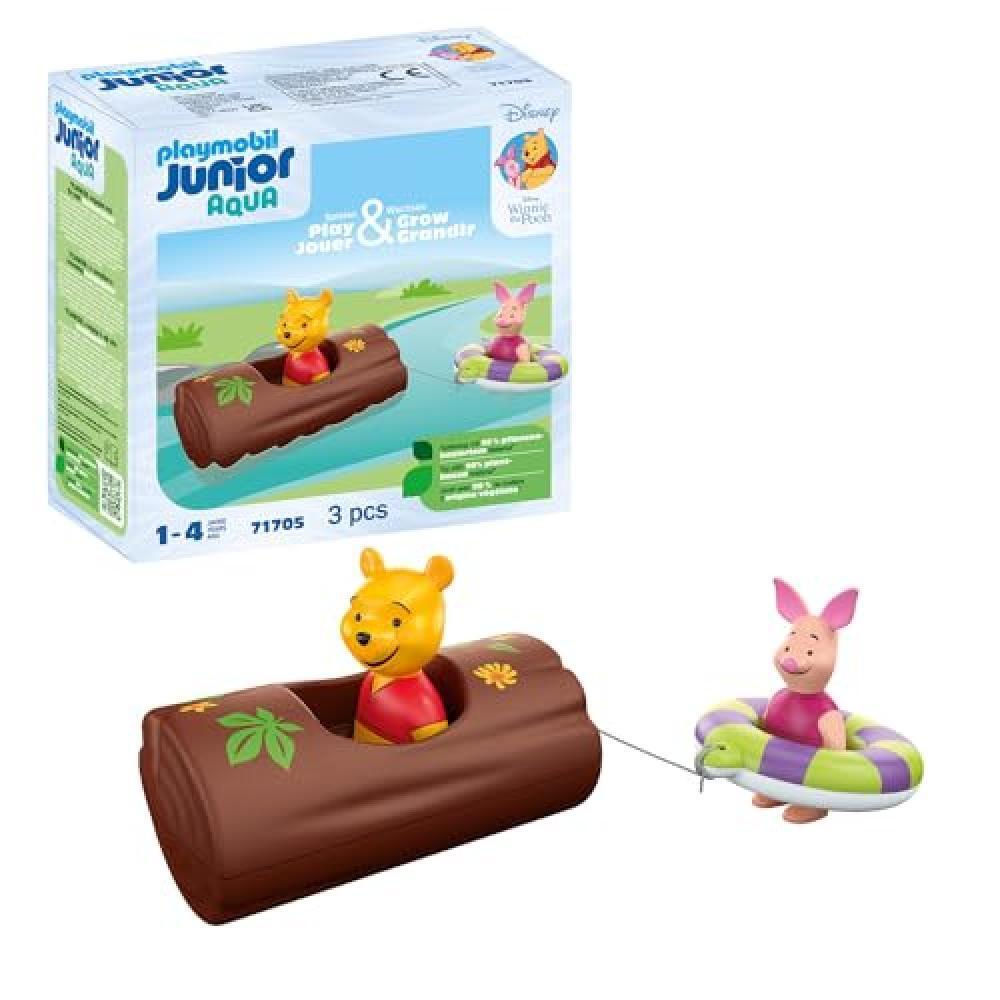 PLAYMOBIL Junior & Disney 71705 Avventure acquatiche di Winnie e Pimpi, Giocatto