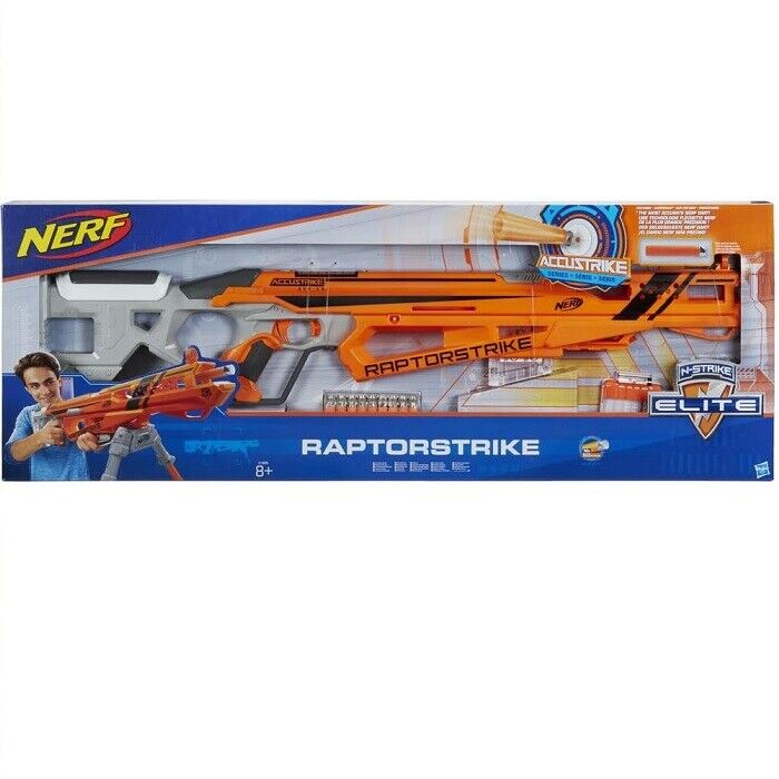Hasbro Nerf c1895eu6 N Strike Elite accust Rike Raptorstrike Fucile con Dardi