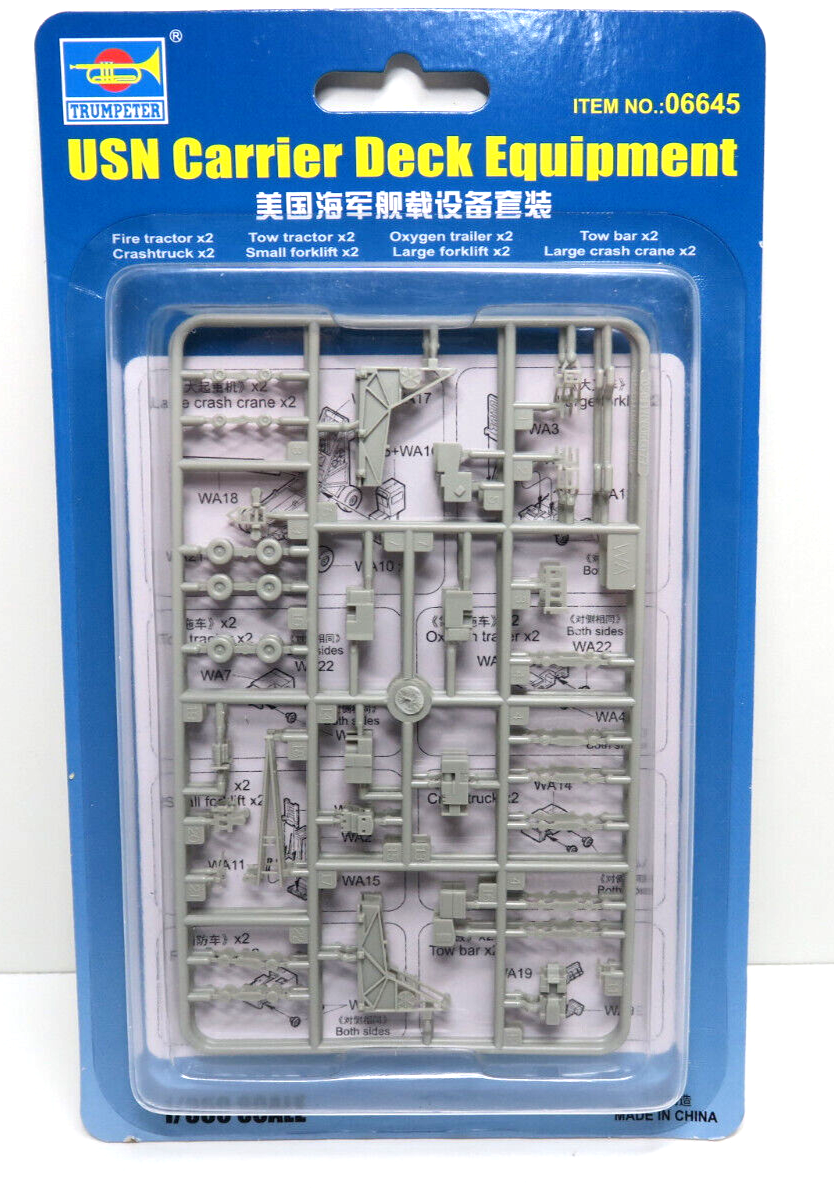 TRUMPETER 1:350 ACCESSORI NAVE USN CARRIER DECK EQUIPMENT ART 06645
