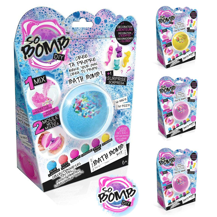 SO BOMB PACK BOMBE SAPONE FRIZZANTI E PROFUMATE BBD001 ASSORTITI
