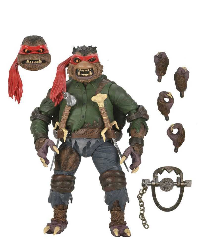 Universal Monsters x TMNT Ultimate: RAPHAEL AS WOLFMAN by Neca