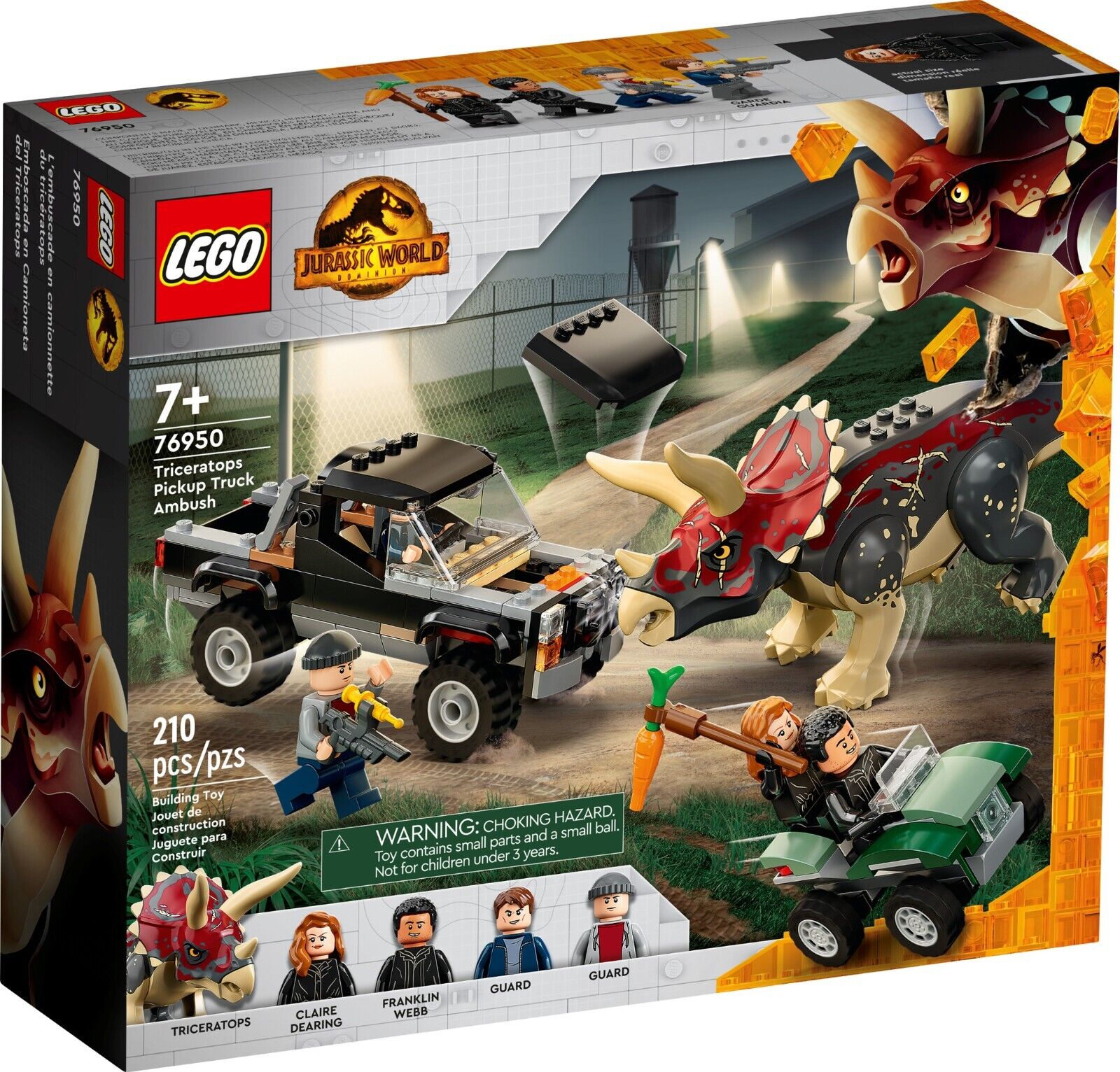 LEGO Jurassic World 76950 - Triceratopo: Agguato al Pickup MISB