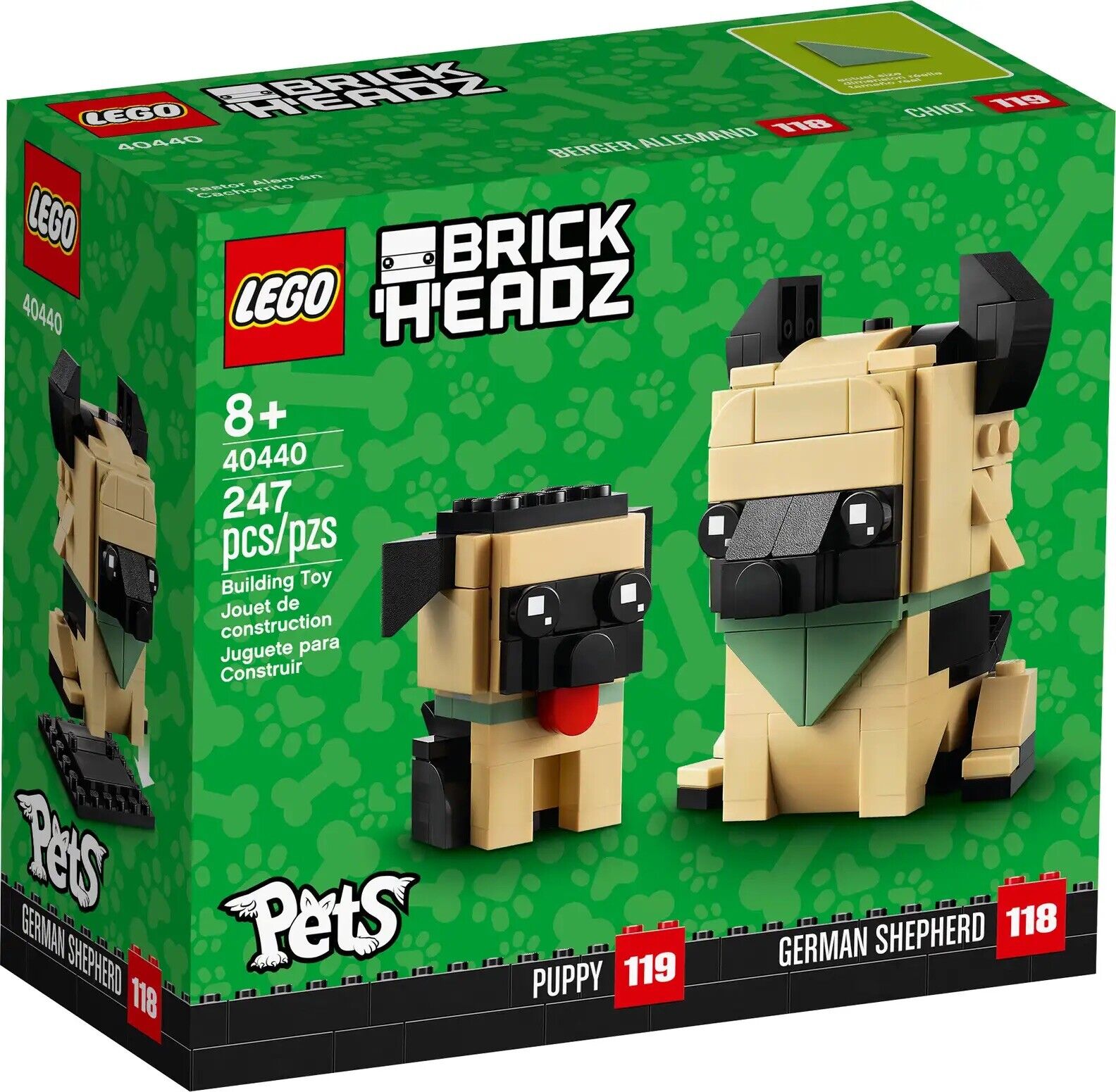 💎💎LEGO® 40440 Misb BrickHeadz™ Pastore tedesco Nuovo💎💎