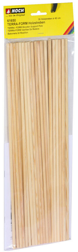 61650 Noch Profilati in legno per struttura creazione montagne 35 pz lungh 40 cm