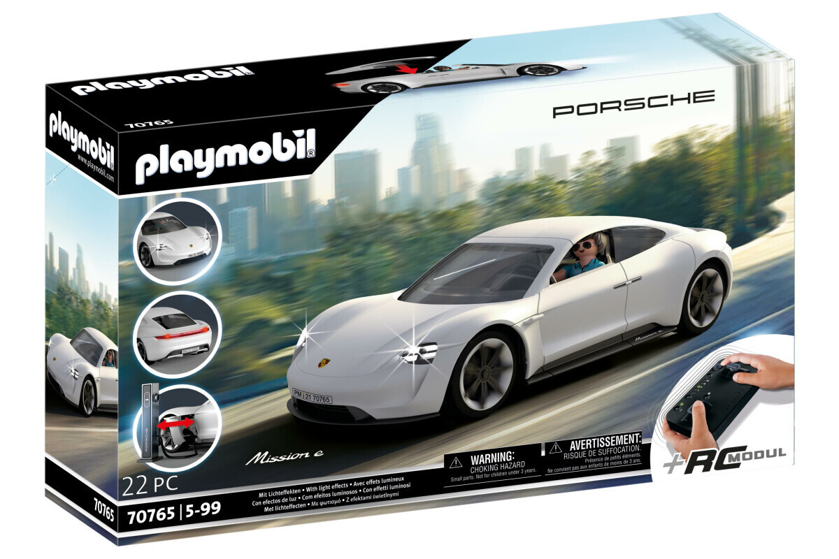 PLAYMOBIL Porsche Mission - E 70765 Effetti E Luminosi RC Radiocomandato