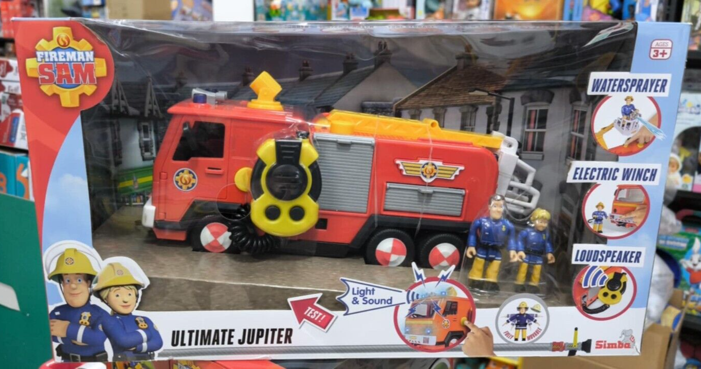 SAM IL POMPIERE ULTIMATE JUPITER CAMION CON PERSONAGGI
