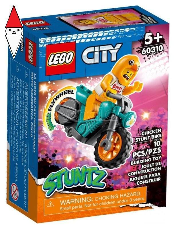 COSTRUZIONE LEGO STUNT BIKE DELLA GALLINA