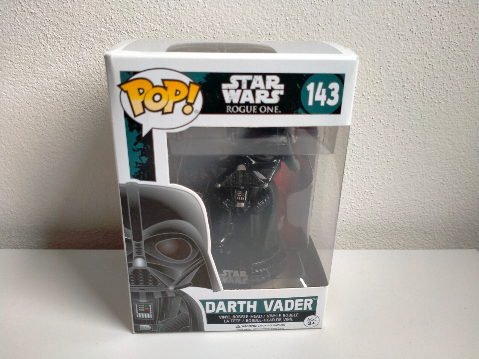 FUNKO POP 143 DARTH VADER FENER STAR WARS ROGUE ONE VINYL FIGURE BOBBLE HEAD
