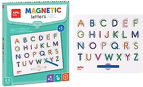 agipa Tableau magntique "Magnets ABC lettres" tableau magntique blanc avec style