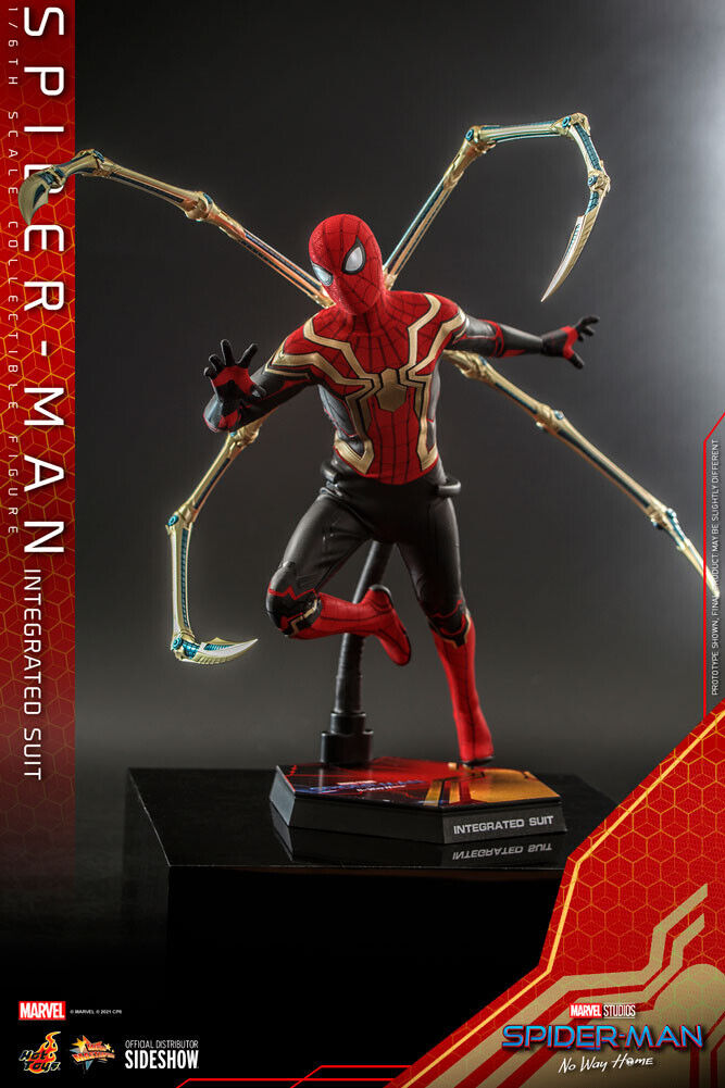 MARVEL SPIDER-MAN "NO WAY HOME" INTEGRATED SUIT 1/6 Action Figure 29 cm HOT TOYS
