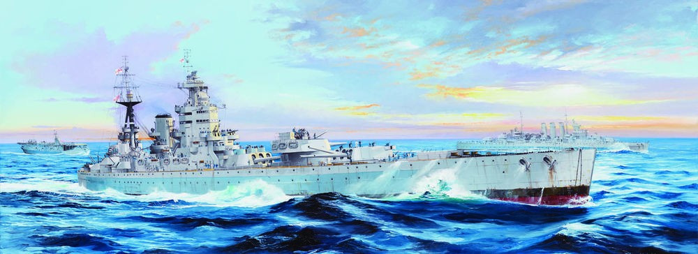 TROMPETER 03708 MODELLO HMS NELSON 1944 1/200