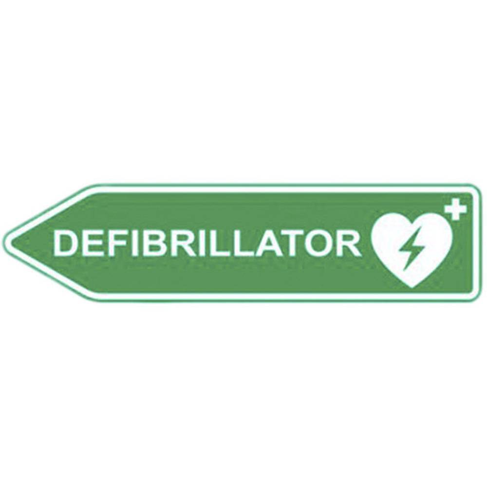 MEDX5 AED-Z-SCHILD-L Cartello DAE Ambiente esterno Alluminio
