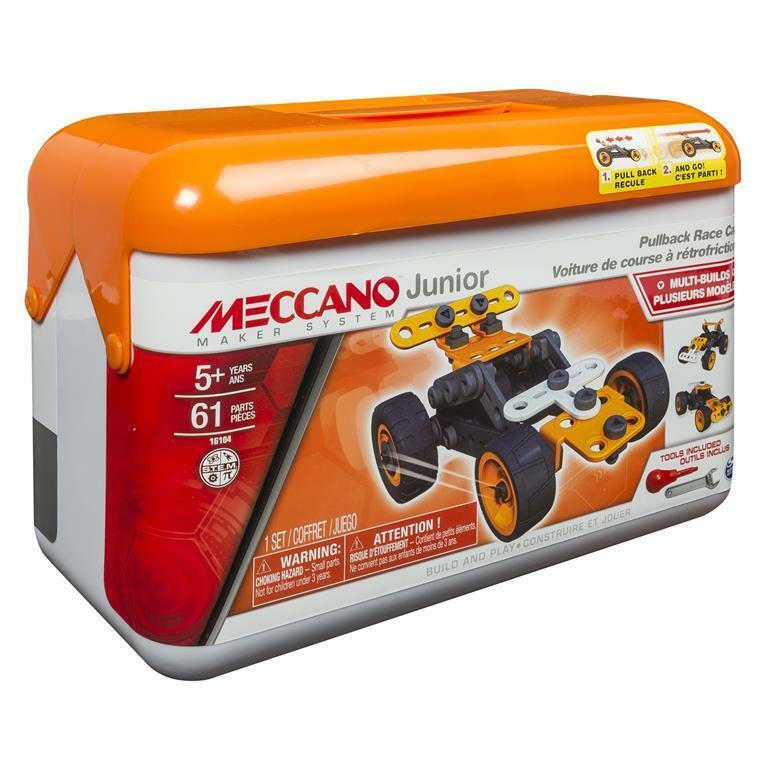 MECCANO 16104 - Meccano Junior toolbox Pullback race car