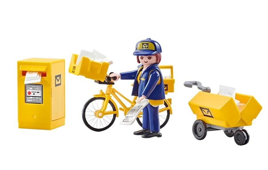 PLAYMOBIL 9806 Postina con bicicletta