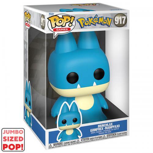 Pokemon Munchlax Super Sized Jumbo POP Games #917 Vinyl Figure FUNKO