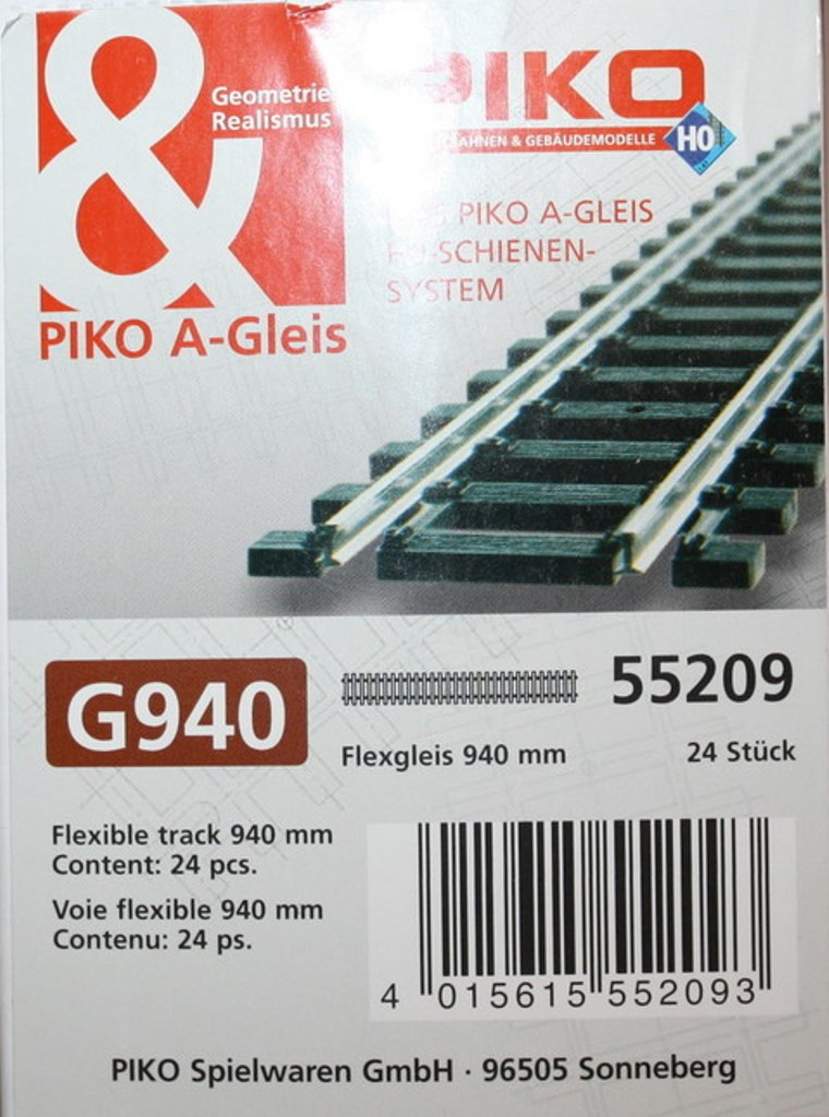 55209 Piko binario flessibile lunghezza mm. 940