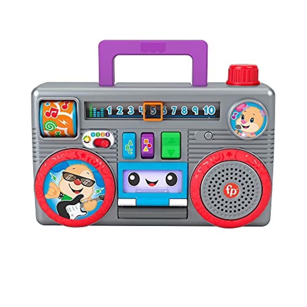 Fisher-Price Ridi & Impara Stereo Baby DJ, Gioco Attivit  con Luci, Musica e Suo