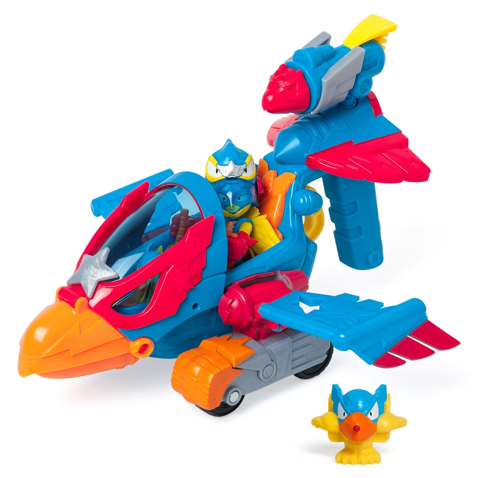 SUPERTHINGS Wild Eagle - Aereo aquila SuperThings. Include 1 Wild Kid e 1 Wild S
