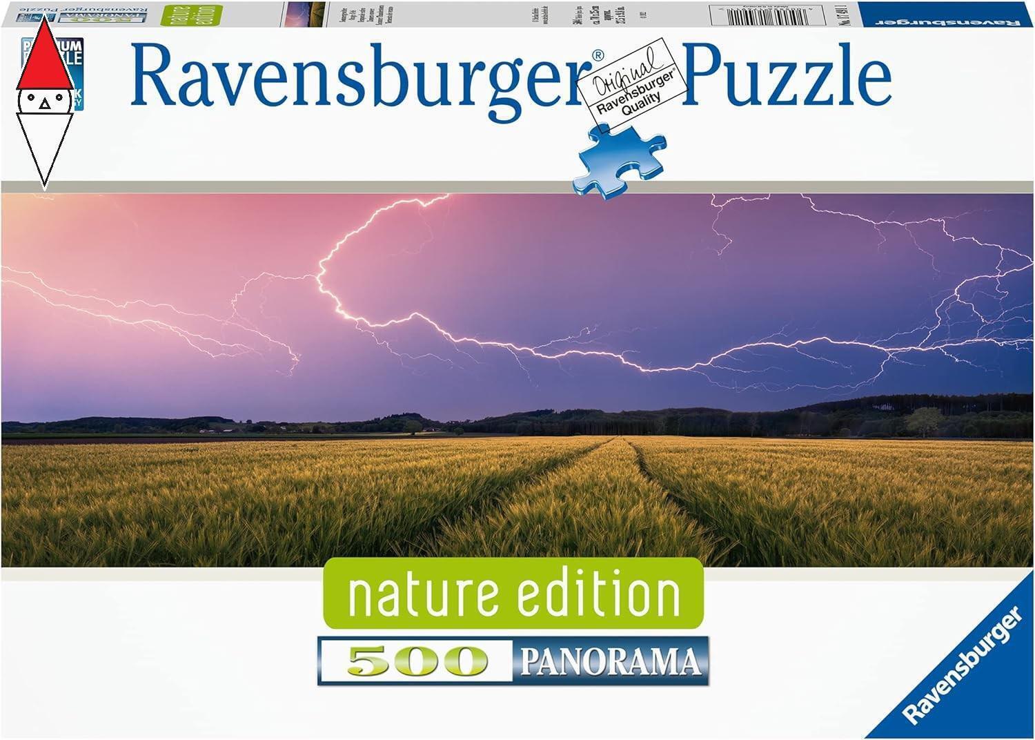 PUZZLE PAESAGGI RAVENSBURGER TEMPORALE ESTIVO PANORAMA 500 PZ