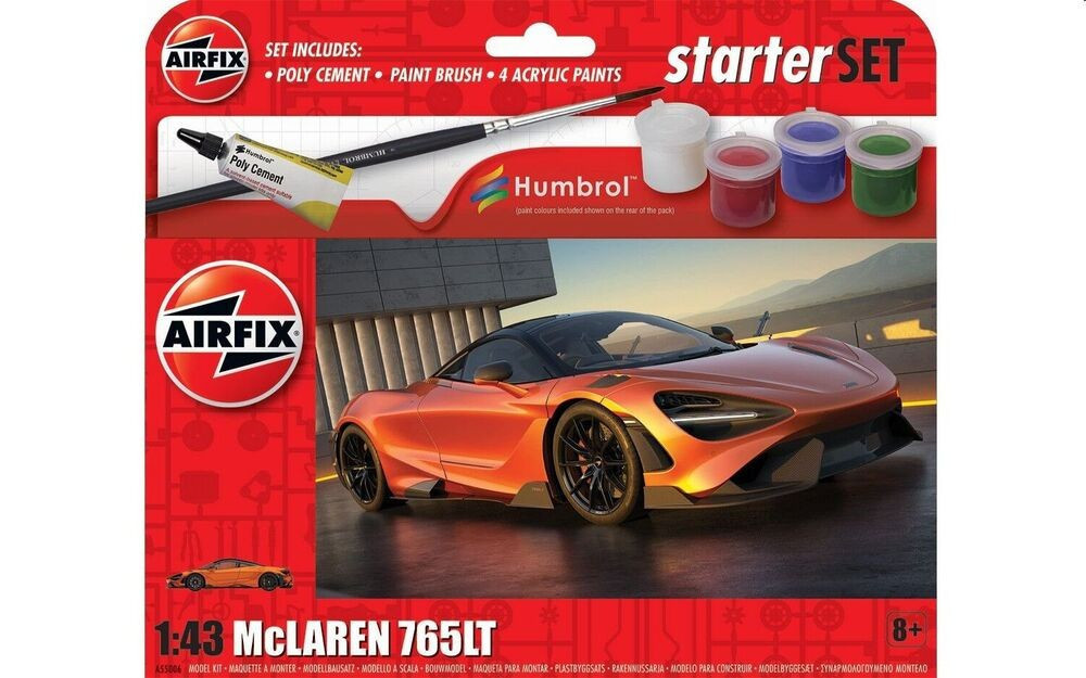 AIRFIX A55006 SET AVVIAMENTO MODELLO - MCLAREN 765 1/43