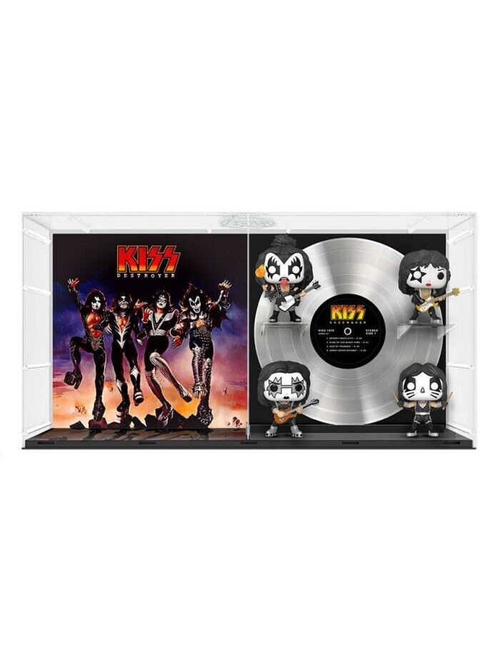 FUNKO POP MUSIC ROCKS ALBUMS THE KISS DESTROYER GITD VINYL FIGURE NEW!