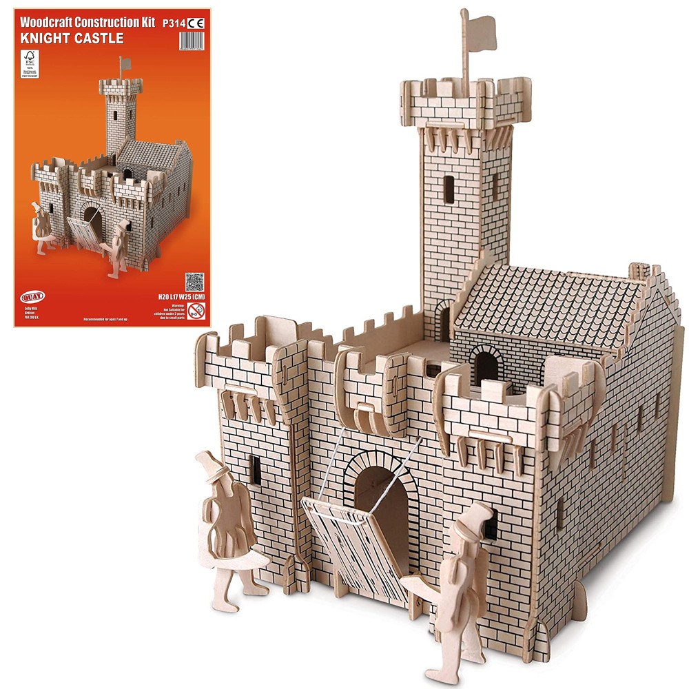 QUAY CASTELLO MEDIEVALE CONSTRUCTOR COSTRUZIONI IN LEGNO PER BAMBINI QAYP314