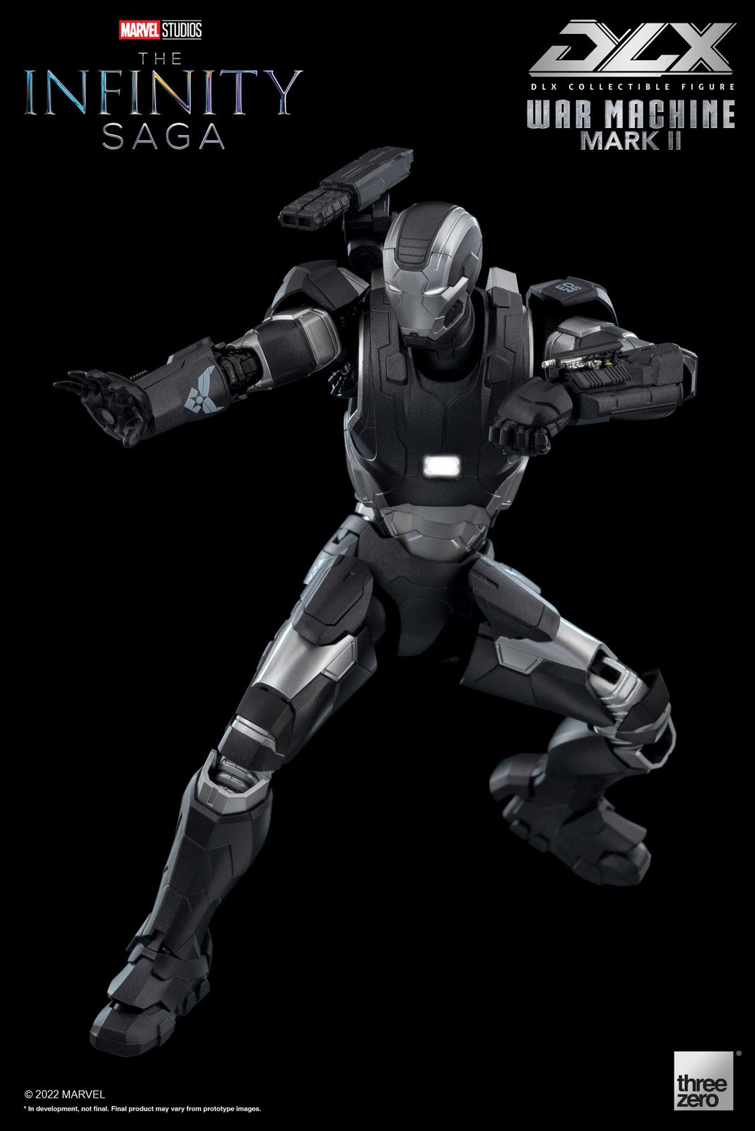 Infinity Saga DLX Action Figure 1/12 War Machine Mark 2 17 cm ThreeZero