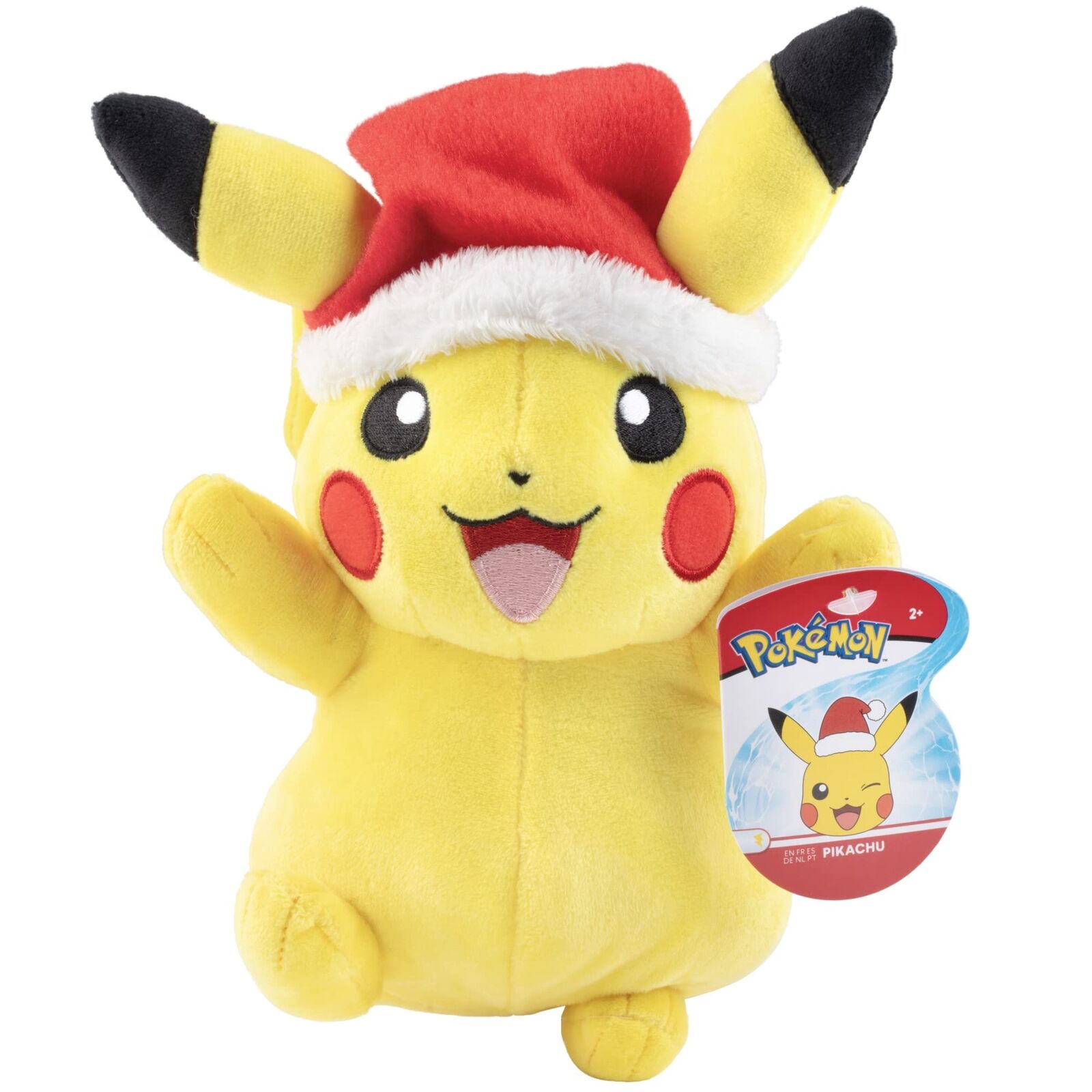 Pokémon Pikachu Seasonal 8-Inch Plush with Santa Hat Pikachu With Santa Hat