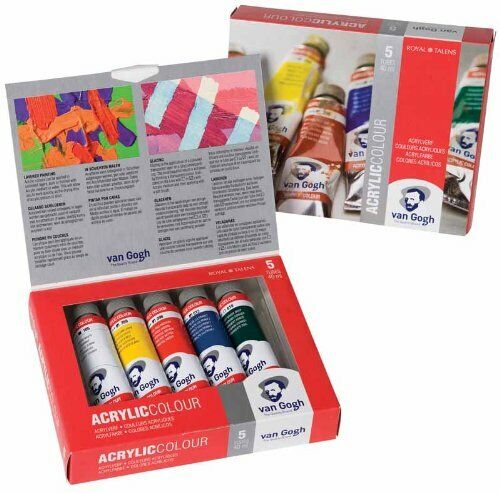 Van Gogh Acrylic Colour Basic Paint Set - 5 x 40ML (o5Z)