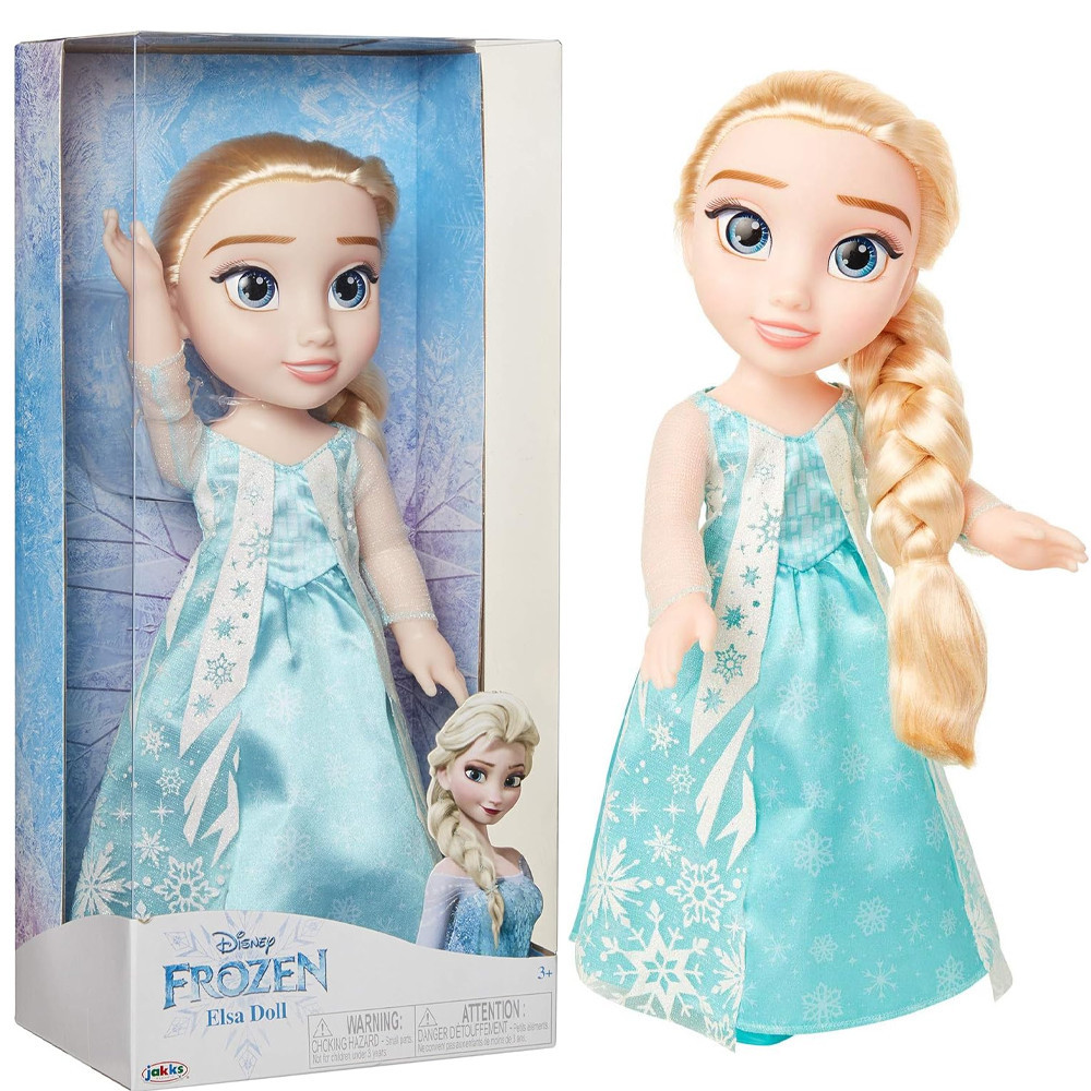 ELSA DISNEY FROZEN PRINCIPESSA DI GHIACCIO TODDLER 38CM JAKKS PACIFIC 20435