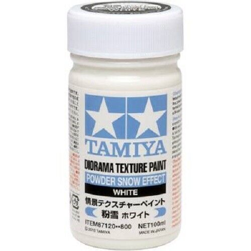 TAMIYA 87120 DIORAMA TEXTURE PAINT POWDER SNOW EFFECT WHITE 100ml FONDO DIORAMA