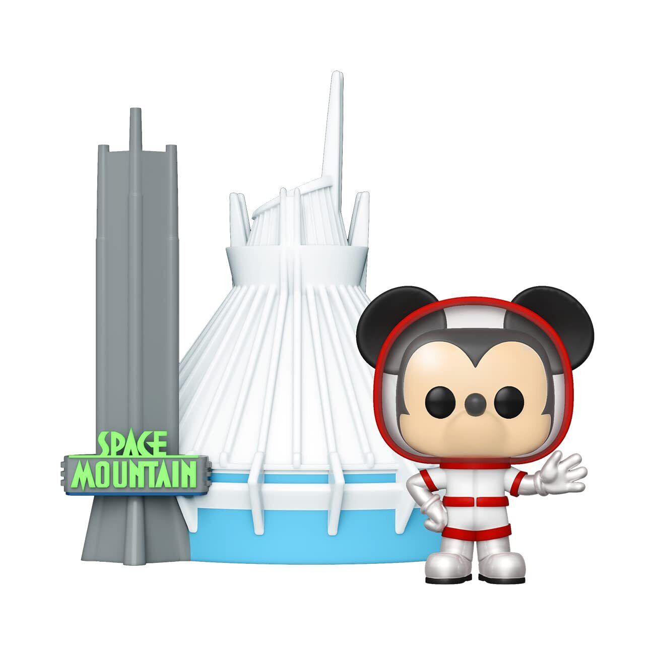 Funko Pop! Town: Walt Disney World 50th - Space Mountain and Mickey Mouse,