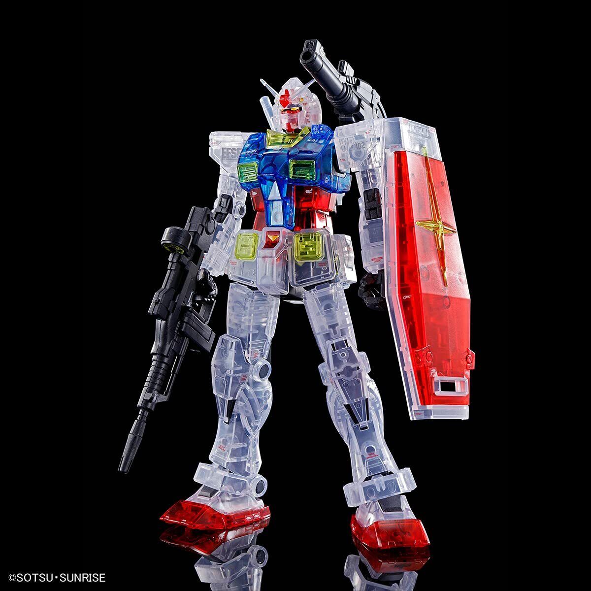 Hg 1/144 RX-78-02 Gundam The Origin Versione [Clear Colore] Modello Kit Nuovo