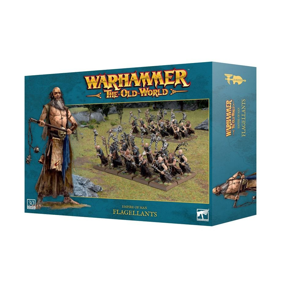FLAGELLANTS set di 30 miniature WARHAMMER the old world EMPIRE OF MAN età 12+
