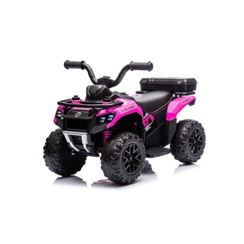 Macchina Elettrica per Bambini Mini Quad Safari Rosa 6V