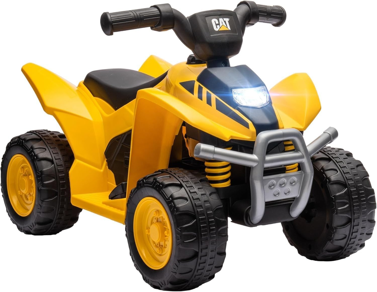 Mini Quad elettrico per bambini con Licenza Ufficiale Caterpillar 6V con Luci a
