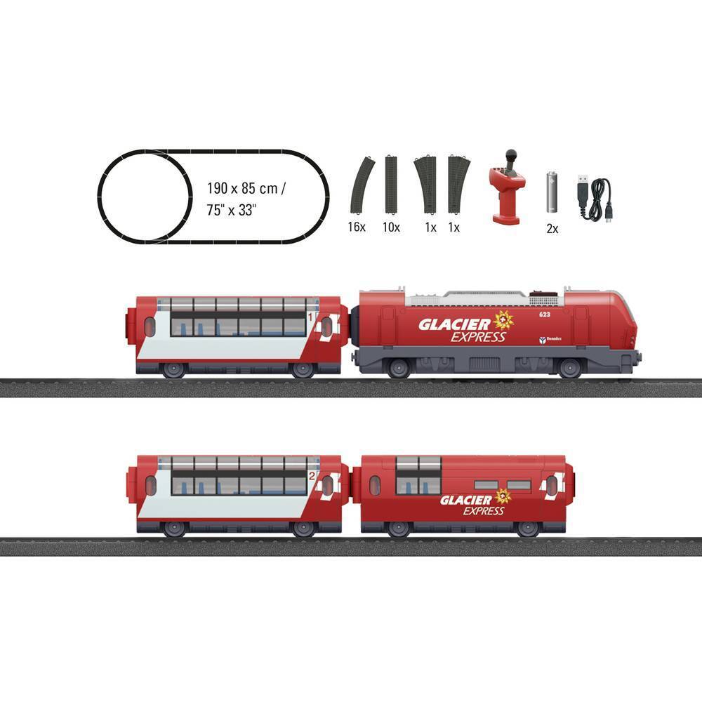 Märklin World 29348 Pacchetto di avvio H0 Glacier Express
