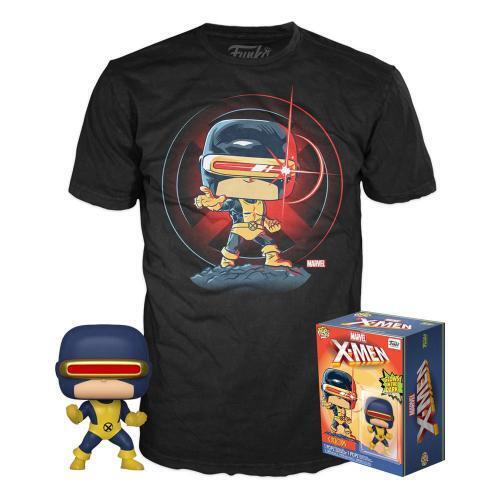 Marvel 80th First Appearance X-Men Cyclops + T-Shirt Taglia M POP & Tee Figure