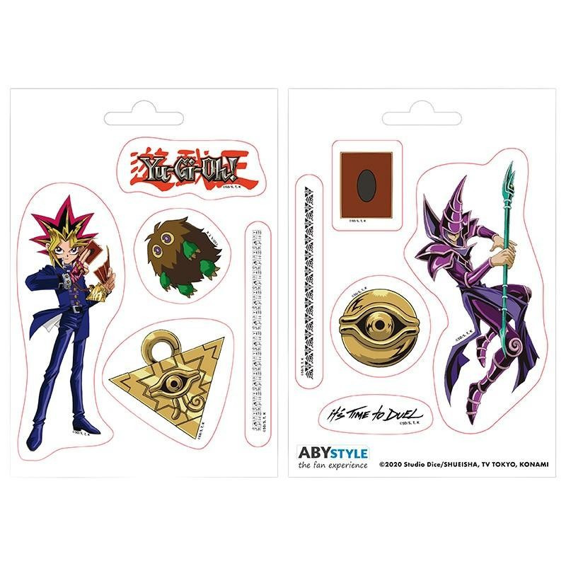Yu-gi-oh! - Adesivi - 16x11cm/ 2 Fogli - Yugi & Dark Magician