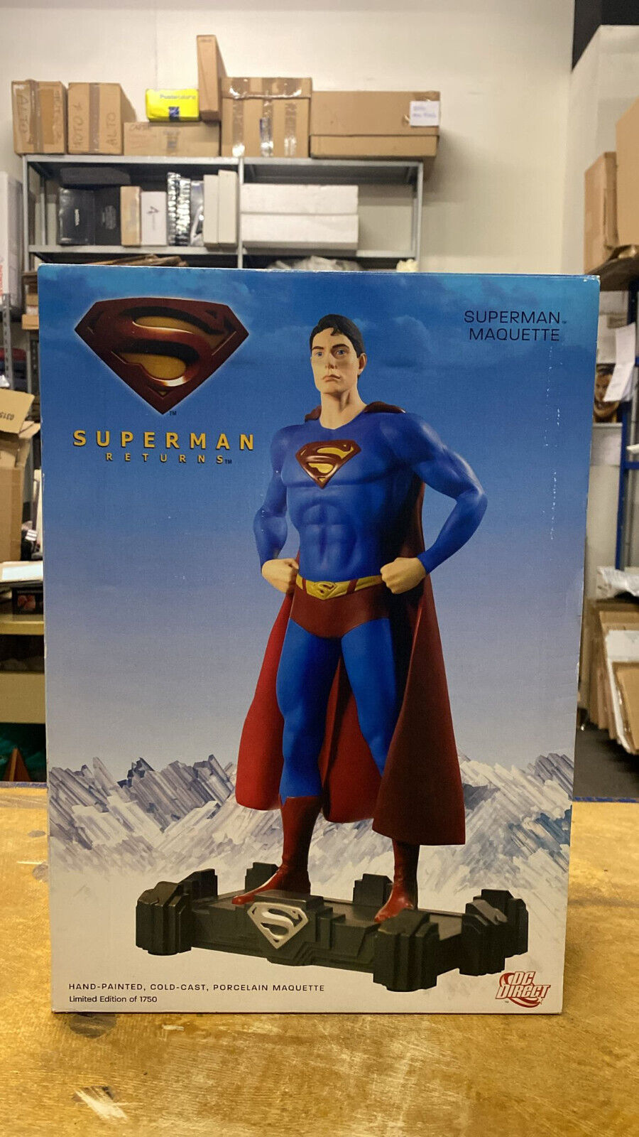 DC Superman Returns. Superman Maquette. Edizione Limitata 1076 Di 1750 DC Direct