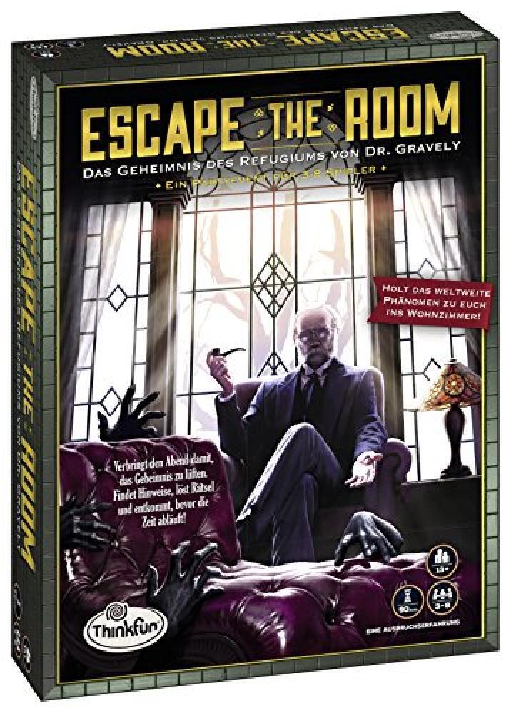 ThinkFun - Escape The Room Il Mistero del refugiums di Dr. Gravely, THI76310 [Ve